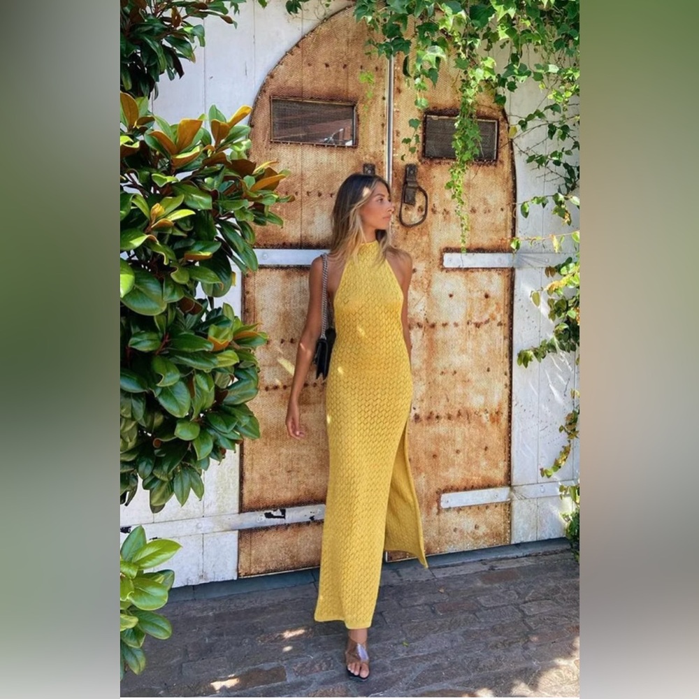 Yellow Maxi Dress Lioness